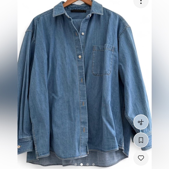 Jenni Kayne Parker Denim Button-Down Shirt - Picture 2 of 4